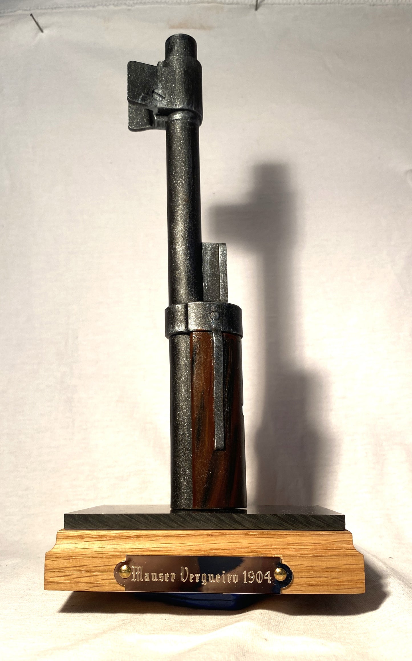 Ausstellungsständer für Mauser Vergueiro 1904 Bajonett
