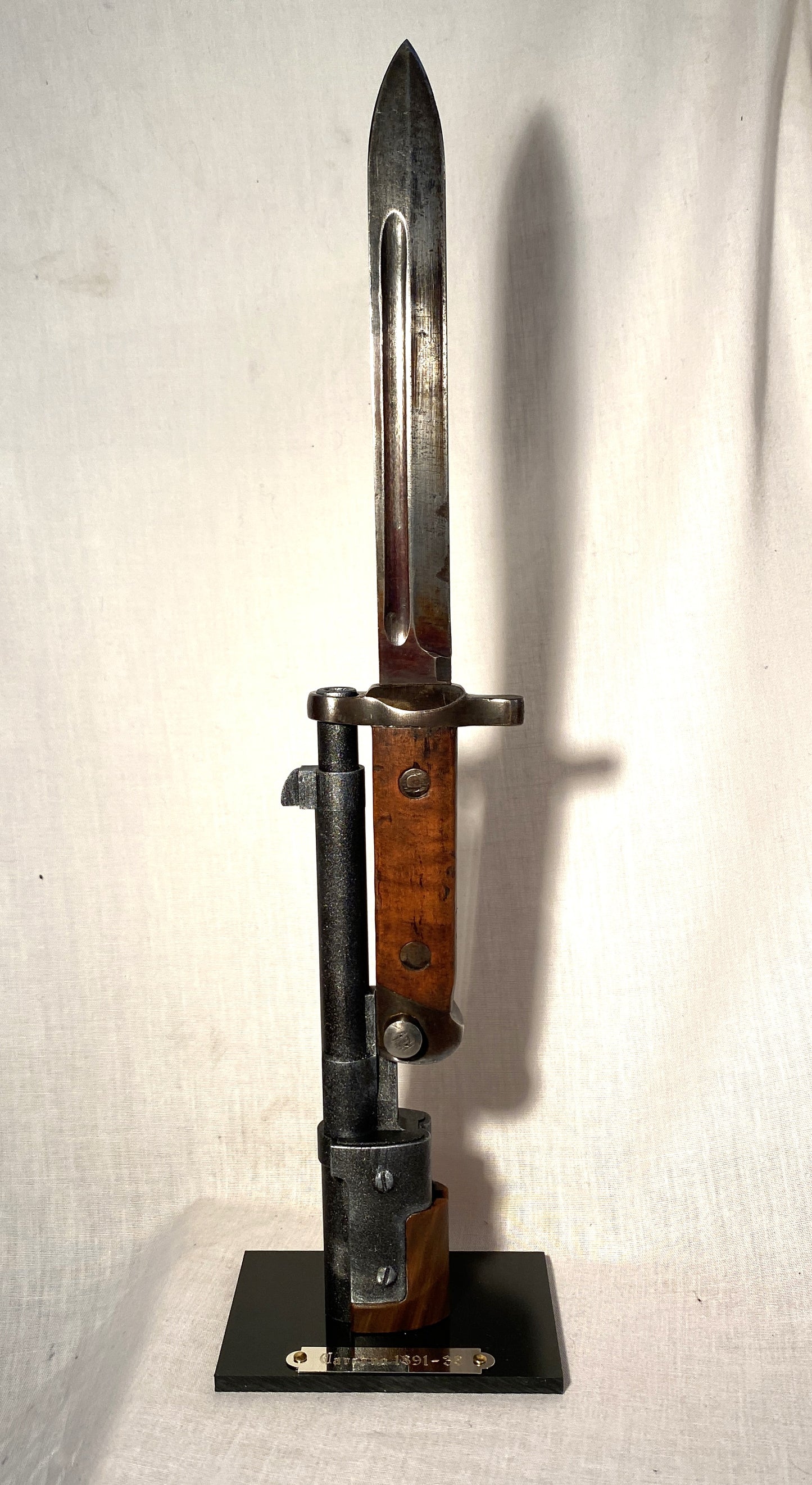 Ausstellungsständer für Carcano 1891/38 Bajonett