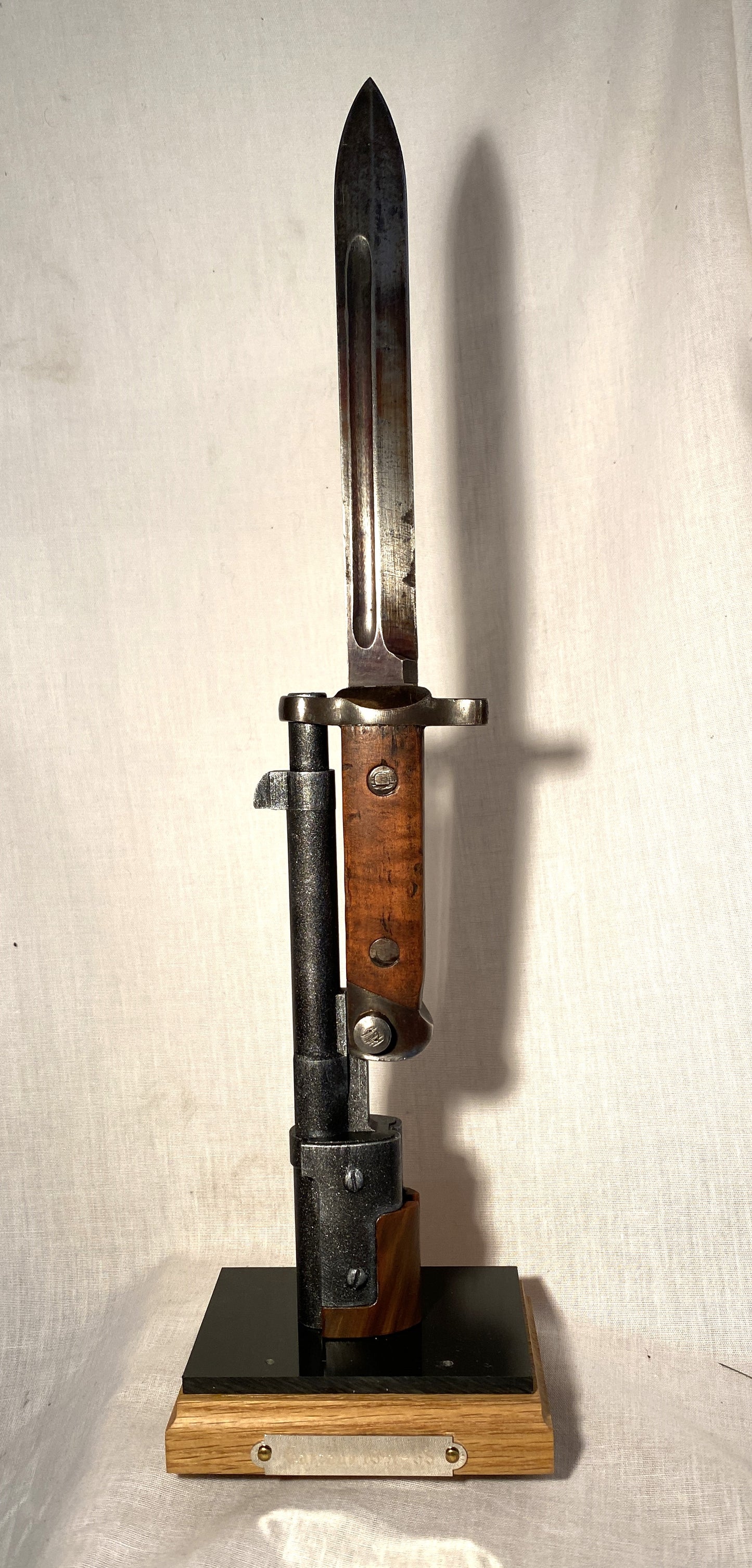 Ausstellungsständer für Carcano 1891/38 Bajonett