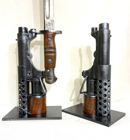 Support présentoir Winchester 1897 "Trench gun"  baïonnette US M1917